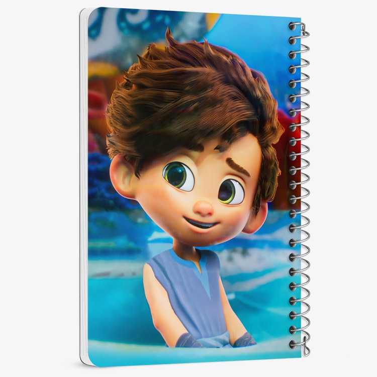 دفتر نقاشی 50 برگ خندالو طرح انیمیشن پسر دلفینی (Dolphin Boy) کد 38199