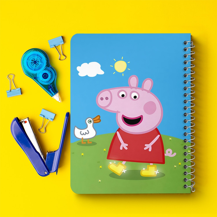 دفتر نقاشی 50 برگ خندالو طرح انیمیشن پپا پیگ (peppa pig) کد 38155