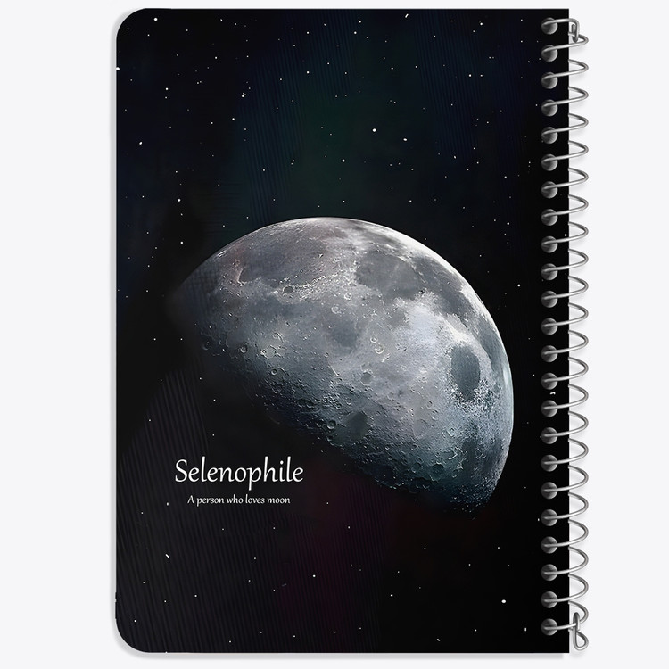 دفتر نقاشی 50 برگ خندالو طرح ماه (Moon) کد 38085
