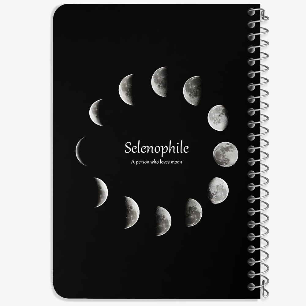 دفتر نقاشی 50 برگ خندالو طرح ماه (Moon) کد 38082