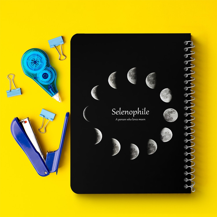 دفتر نقاشی 50 برگ خندالو طرح ماه (Moon) کد 38082