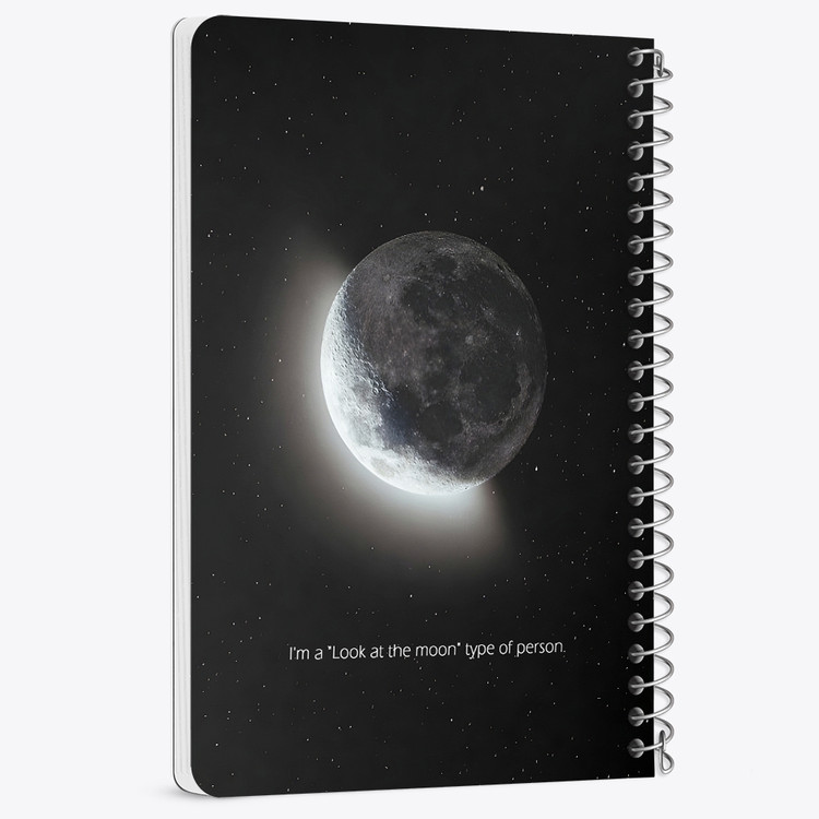 دفتر نقاشی 50 برگ خندالو طرح ماه (Moon) کد 38081