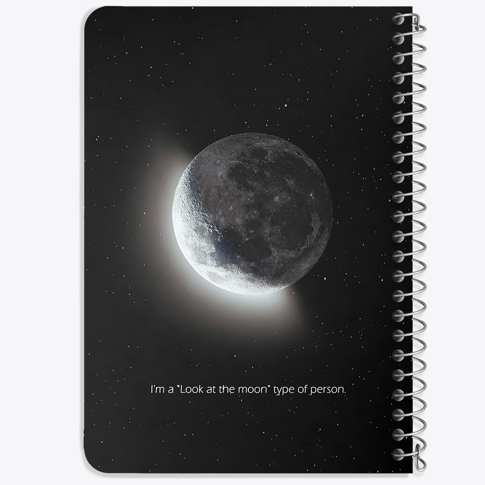 دفتر نقاشی 50 برگ خندالو طرح ماه (Moon) کد 38081