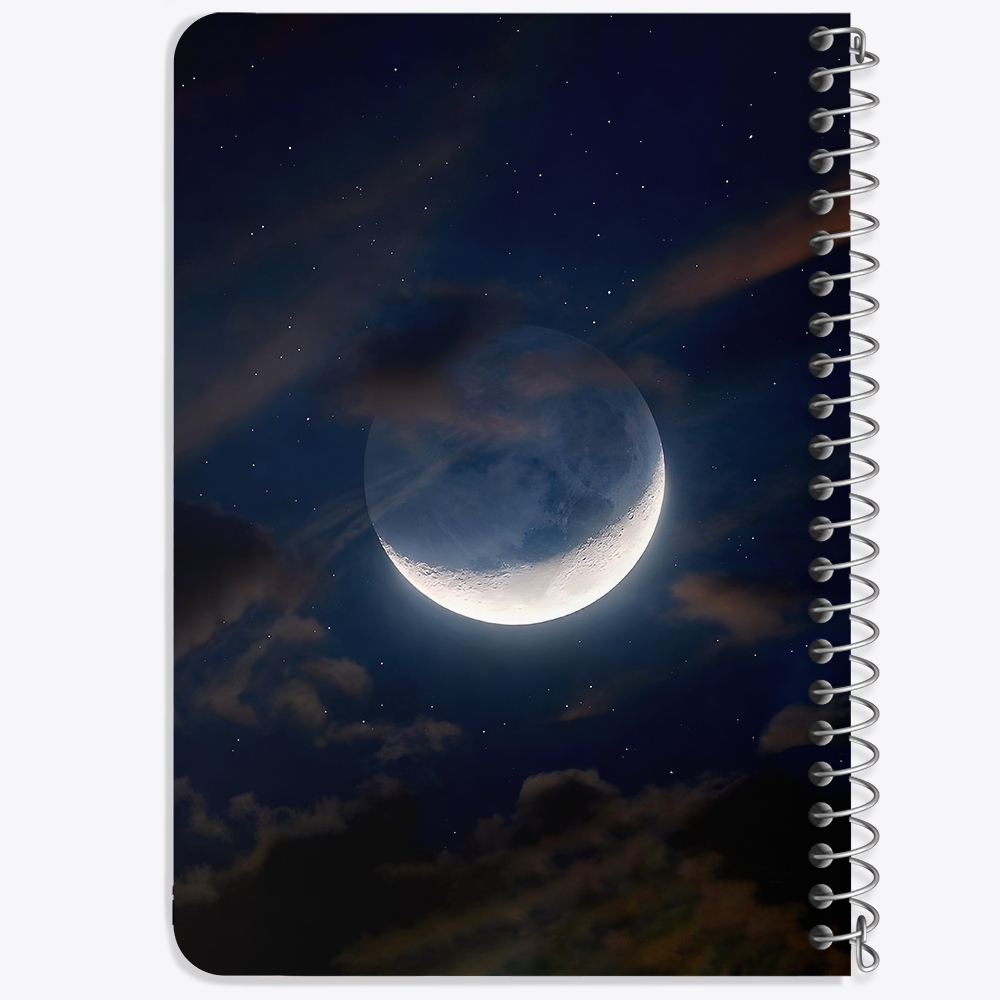 دفتر نقاشی 50 برگ خندالو طرح ماه (Moon) کد 38080