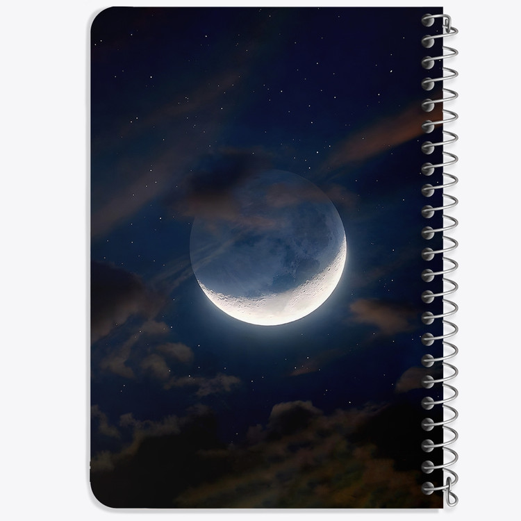 دفتر نقاشی 50 برگ خندالو طرح ماه (Moon) کد 38080