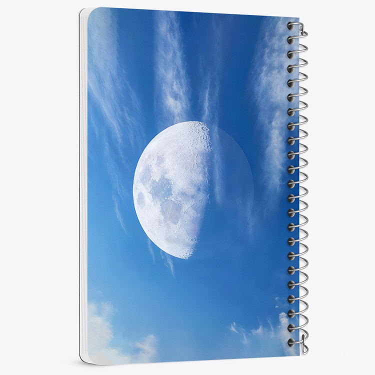 دفتر نقاشی 50 برگ خندالو طرح ماه (Moon) کد 38079