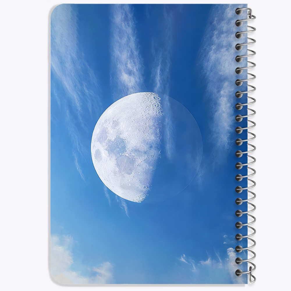 دفتر نقاشی 50 برگ خندالو طرح ماه (Moon) کد 38079