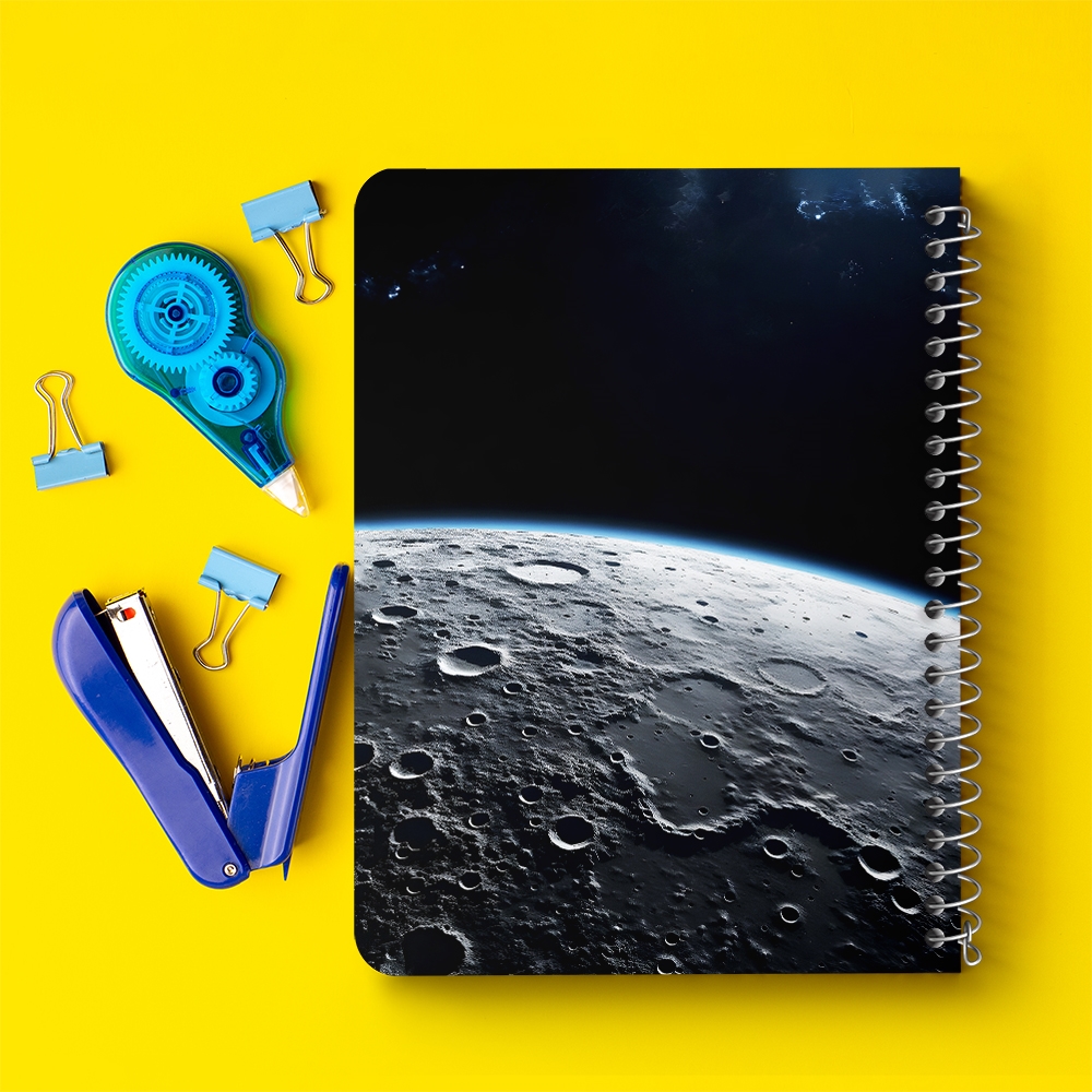 دفتر نقاشی 50 برگ خندالو طرح ماه (Moon) کد 38075