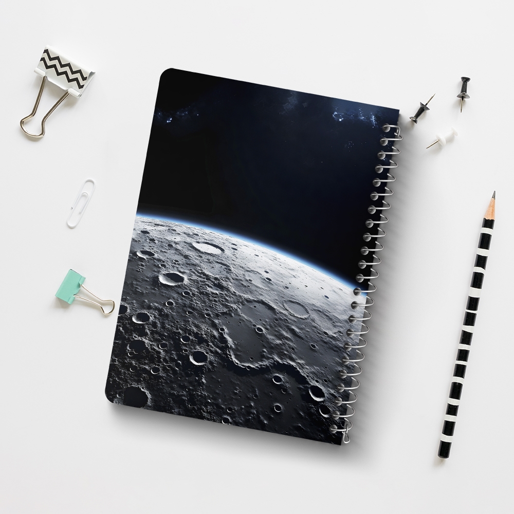دفتر نقاشی 50 برگ خندالو طرح ماه (Moon) کد 38075