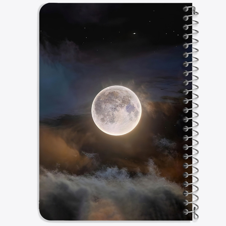 دفتر نقاشی 50 برگ خندالو طرح ماه (Moon) کد 38073