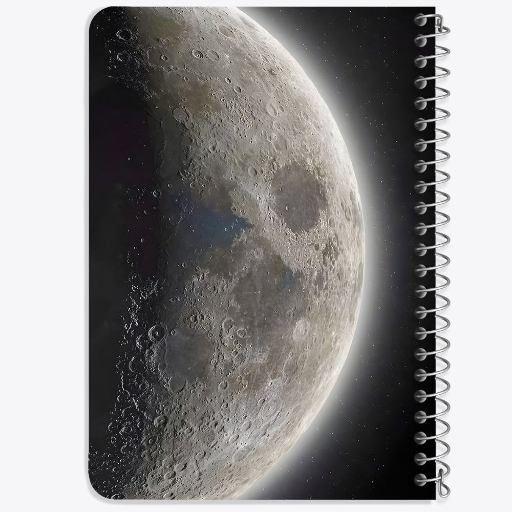 دفتر نقاشی 50 برگ خندالو طرح ماه (Moon) کد 38071
