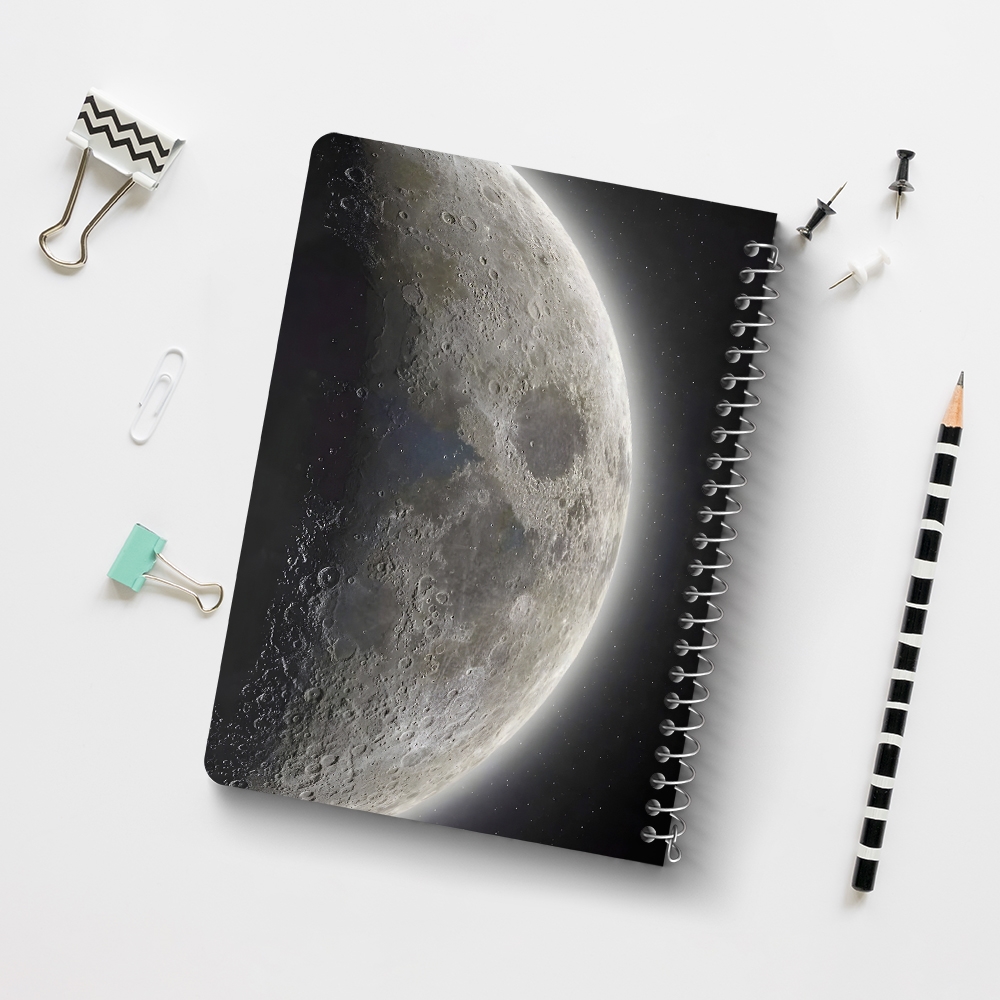 دفتر نقاشی 50 برگ خندالو طرح ماه (Moon) کد 38071