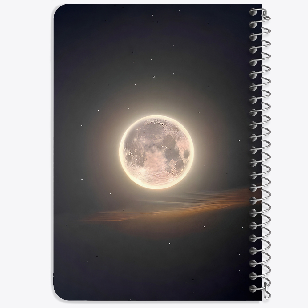 دفتر نقاشی 50 برگ خندالو طرح ماه (Moon) کد 38070