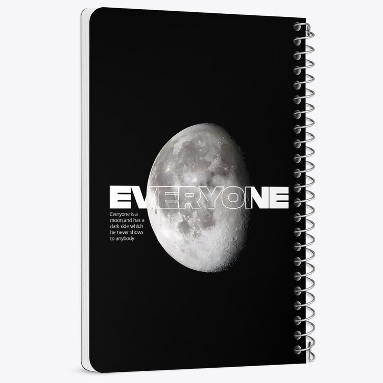 دفتر نقاشی 50 برگ خندالو طرح ماه (Moon) کد 38064