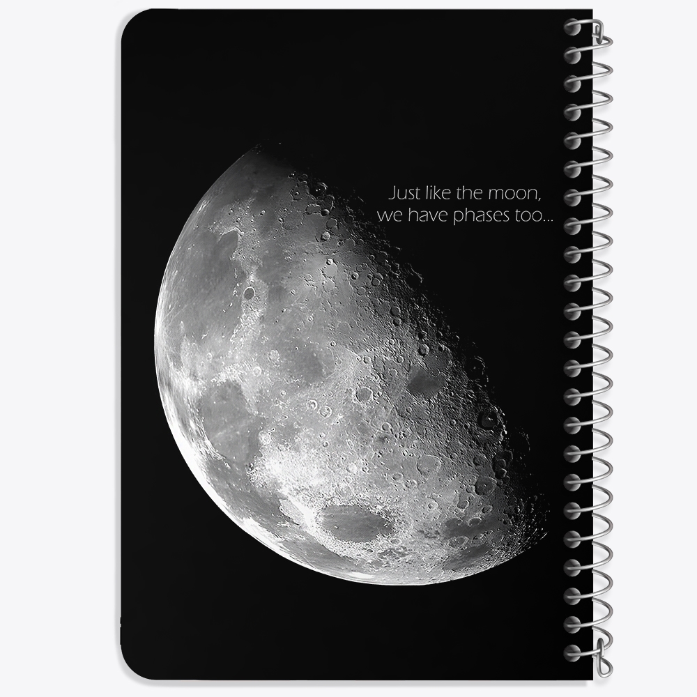 دفتر نقاشی 50 برگ خندالو طرح ماه (Moon) کد 38063