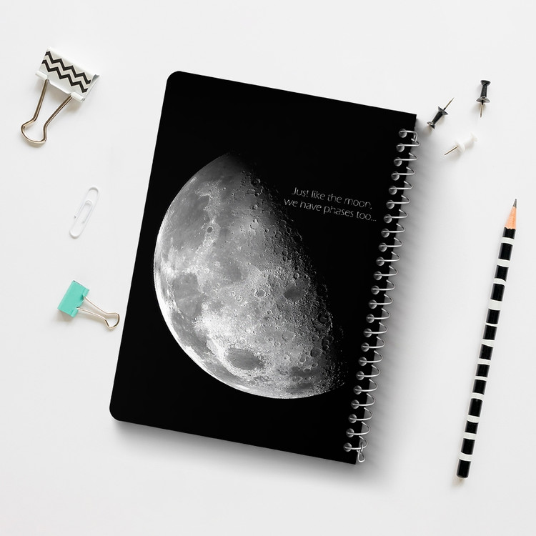 دفتر نقاشی 50 برگ خندالو طرح ماه (Moon) کد 38063