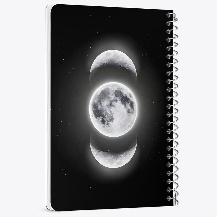 دفتر نقاشی 50 برگ خندالو طرح ماه (Moon) کد 38061