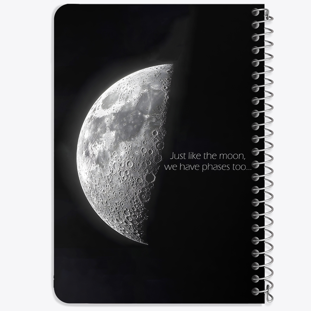 دفتر نقاشی 50 برگ خندالو طرح ماه (Moon) کد 38057