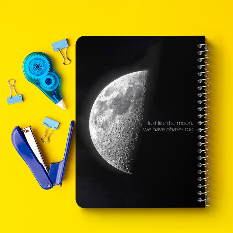 دفتر نقاشی 50 برگ خندالو طرح ماه (Moon) کد 38057