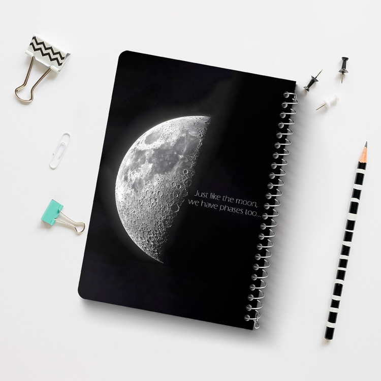 دفتر نقاشی 50 برگ خندالو طرح ماه (Moon) کد 38057