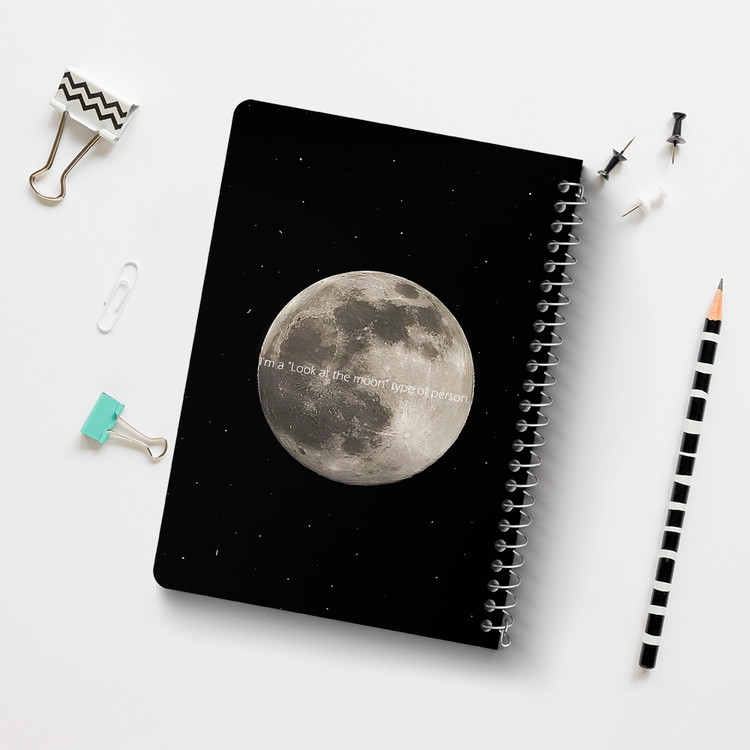 دفتر نقاشی 50 برگ خندالو طرح ماه (Moon) کد 38054