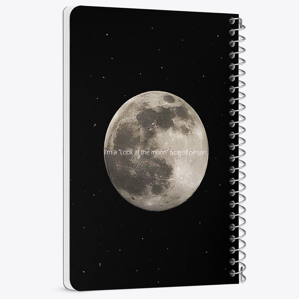 دفتر نقاشی 50 برگ خندالو طرح ماه (Moon) کد 38054