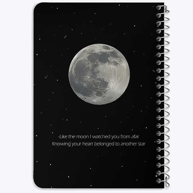 دفتر نقاشی 50 برگ خندالو طرح ماه (Moon) کد 38052