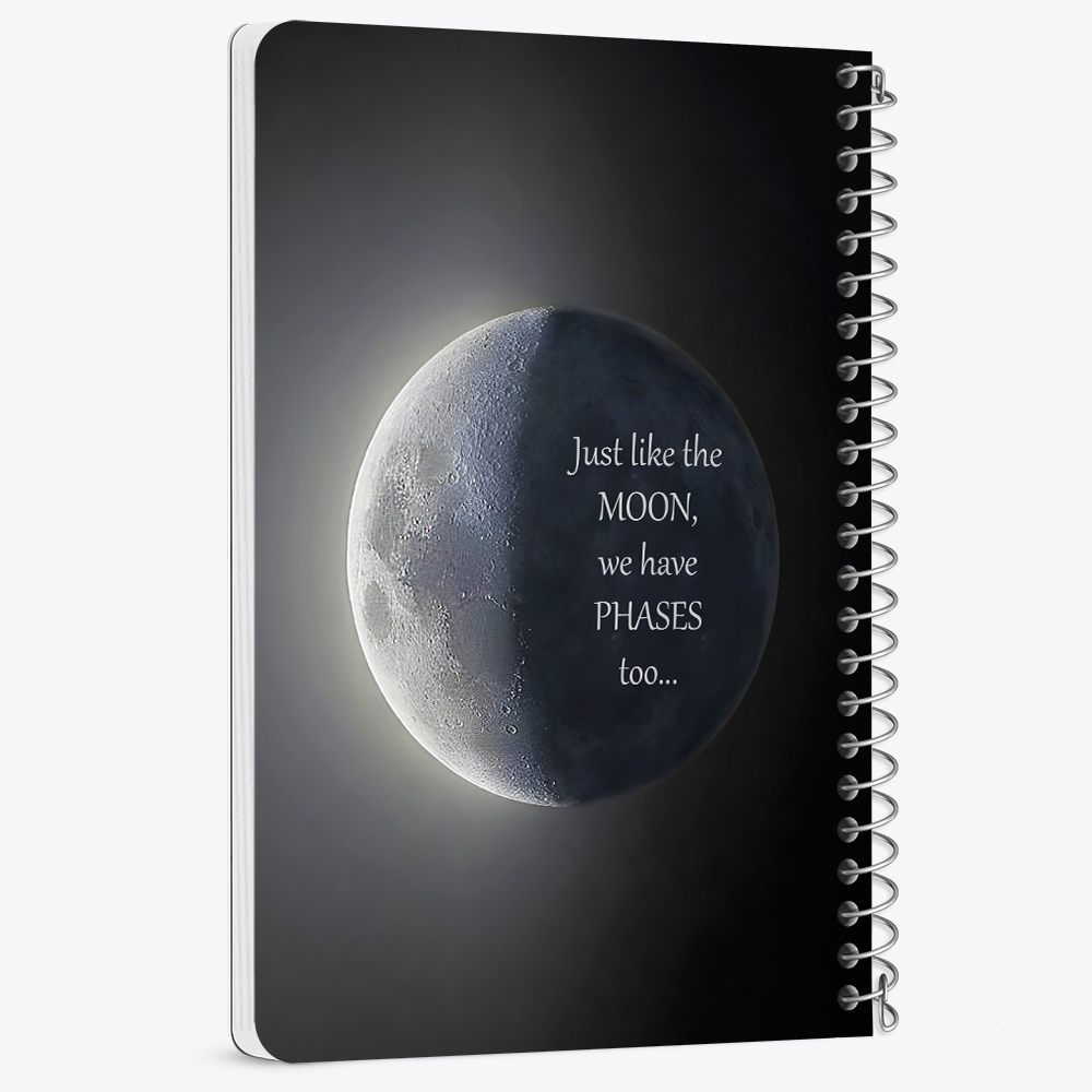 دفتر نقاشی 50 برگ خندالو طرح ماه (Moon) کد 38047