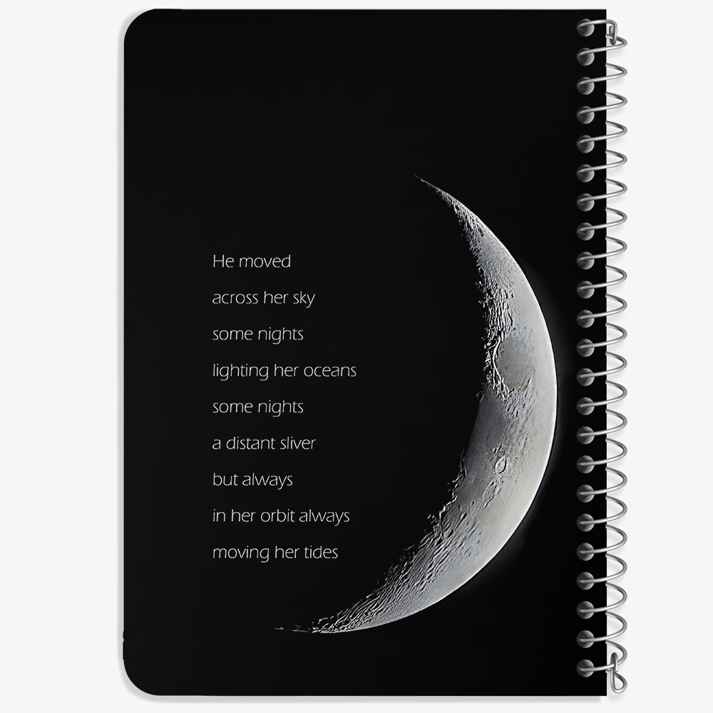 دفتر نقاشی 50 برگ خندالو طرح ماه (Moon) کد 38046