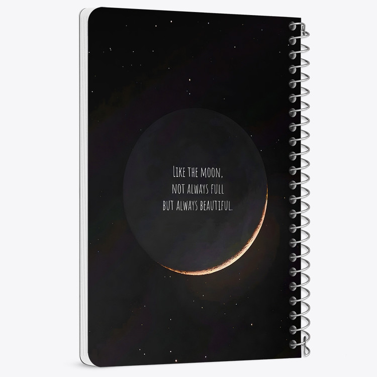 دفتر نقاشی 50 برگ خندالو طرح ماه (Moon) کد 38045