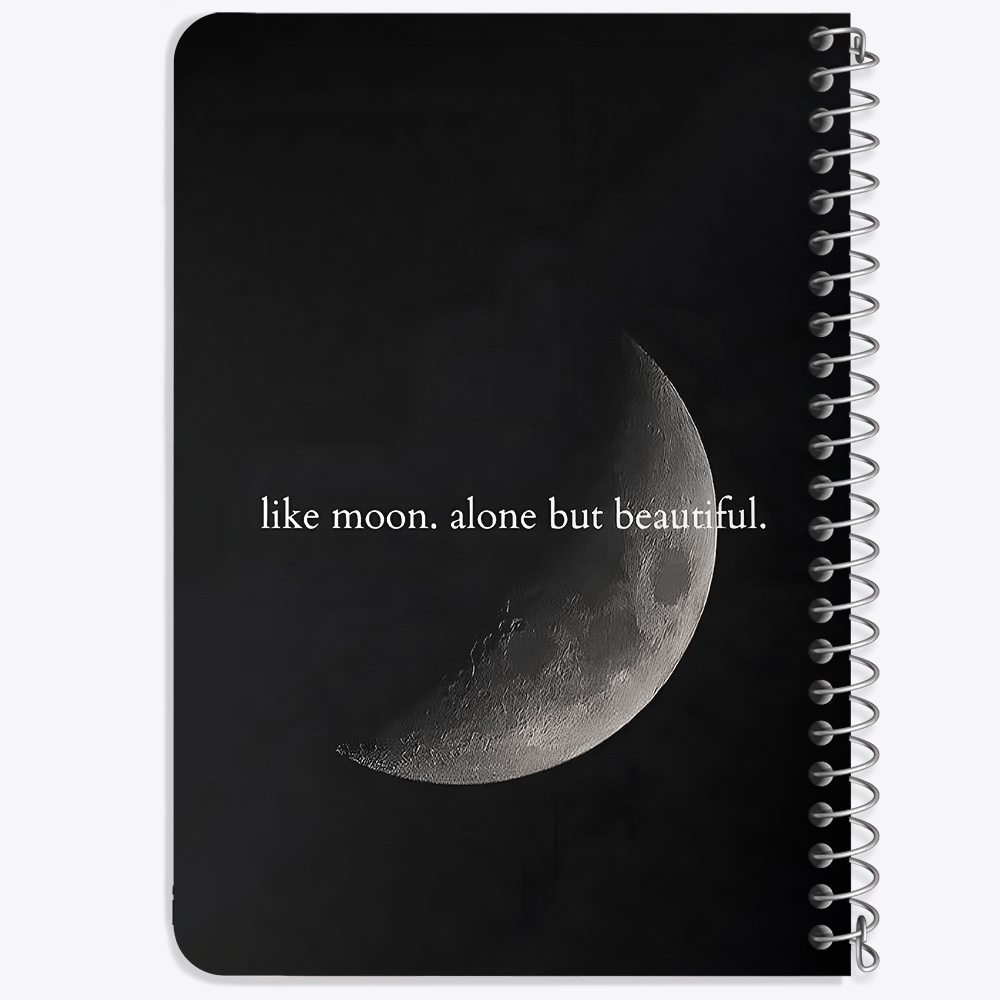 دفتر نقاشی 50 برگ خندالو طرح ماه (Moon) کد 38044