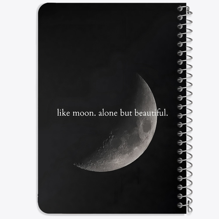 دفتر نقاشی 50 برگ خندالو طرح ماه (Moon) کد 38044