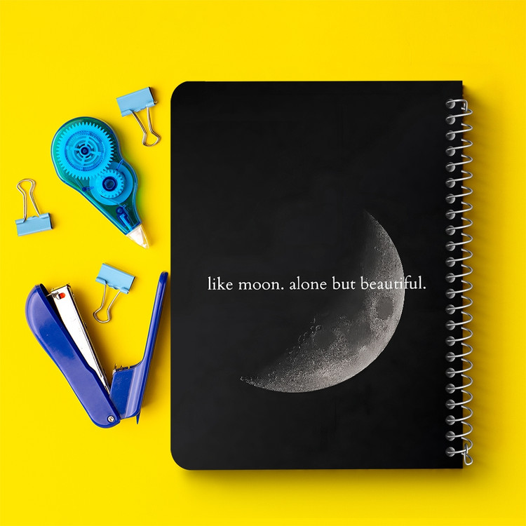 دفتر نقاشی 50 برگ خندالو طرح ماه (Moon) کد 38044