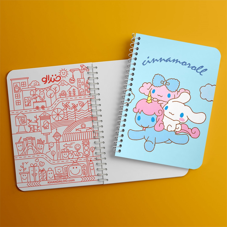 دفتر نقاشی 50 برگ خندالو طرح سینامورول (Cinnamoroll) کد 37994