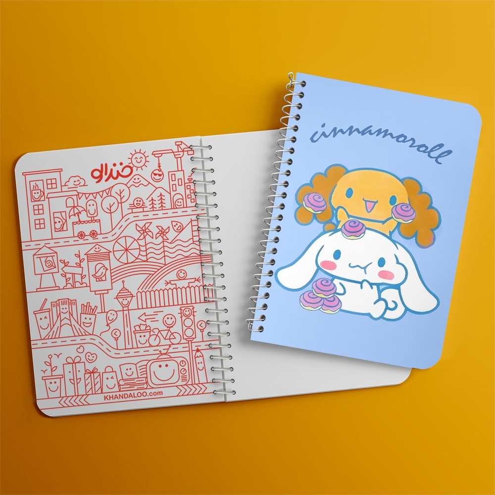 دفتر نقاشی 50 برگ خندالو طرح سینامورول (Cinnamoroll) کد 37993