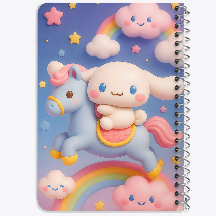دفتر نقاشی 50 برگ خندالو طرح سینامورول (Cinnamoroll) کد 37989