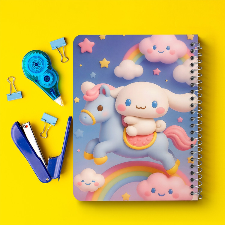 دفتر نقاشی 50 برگ خندالو طرح سینامورول (Cinnamoroll) کد 37989