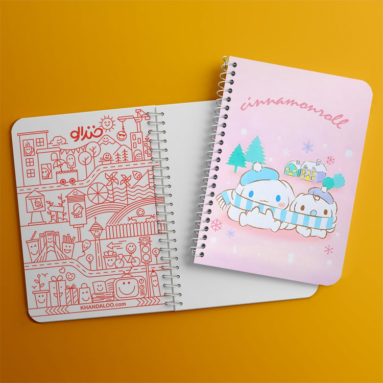 دفتر نقاشی 50 برگ خندالو طرح سینامورول (Cinnamoroll) کد 37987