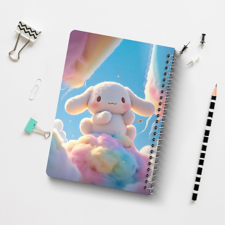 دفتر نقاشی 50 برگ خندالو طرح سینامورول (Cinnamoroll) کد 37986