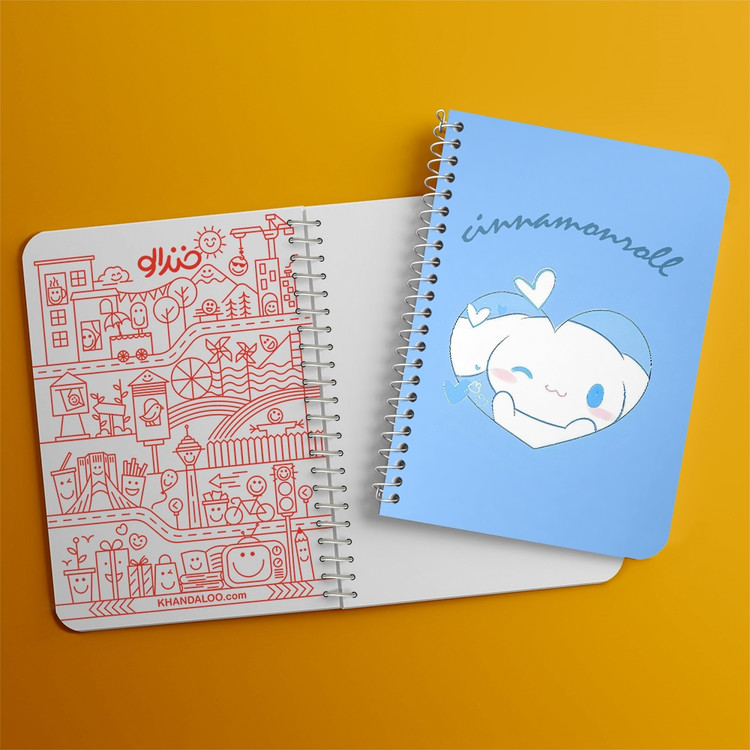 دفتر نقاشی 50 برگ خندالو طرح سینامورول (Cinnamoroll) کد 37980