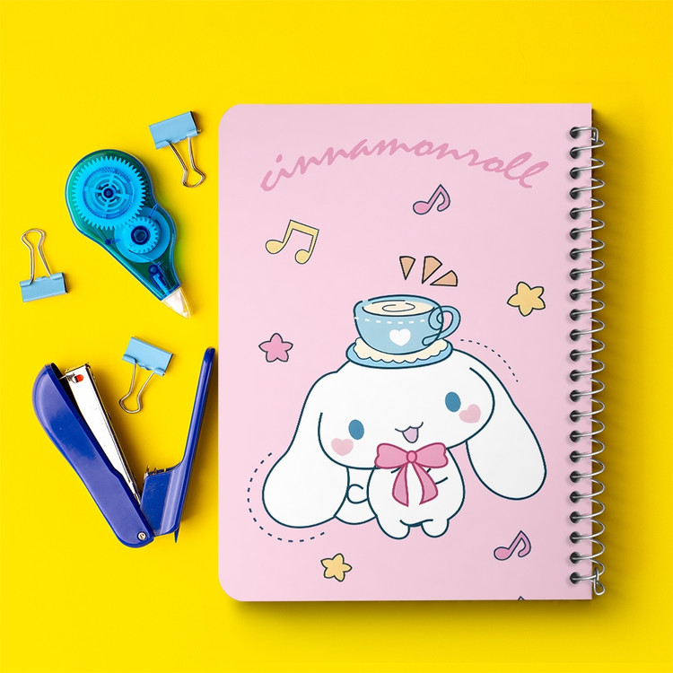 دفتر نقاشی 50 برگ خندالو طرح سینامورول (Cinnamoroll) کد 37979