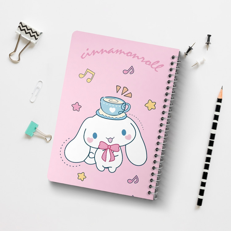 دفتر نقاشی 50 برگ خندالو طرح سینامورول (Cinnamoroll) کد 37979
