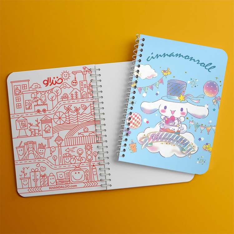 دفتر نقاشی 50 برگ خندالو طرح سینامورول (Cinnamoroll) کد 37977