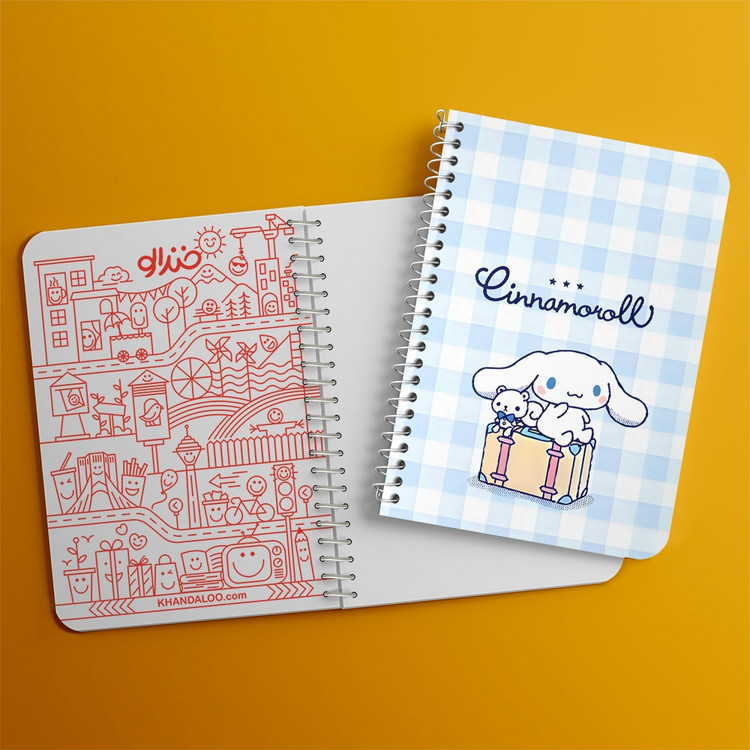 دفتر نقاشی 50 برگ خندالو طرح سینامورول (Cinnamoroll) کد 37972