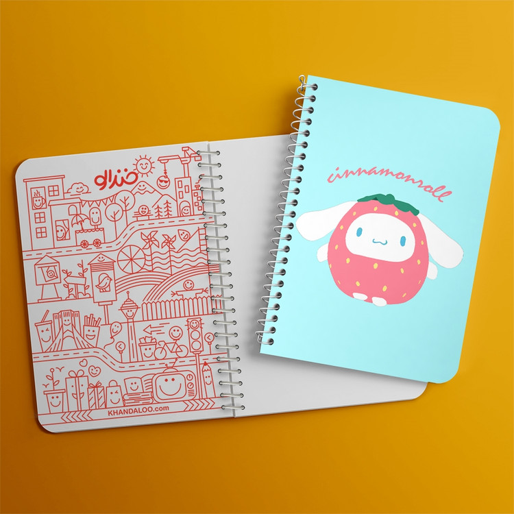 دفتر نقاشی 50 برگ خندالو طرح سینامورول (Cinnamoroll) کد 37971