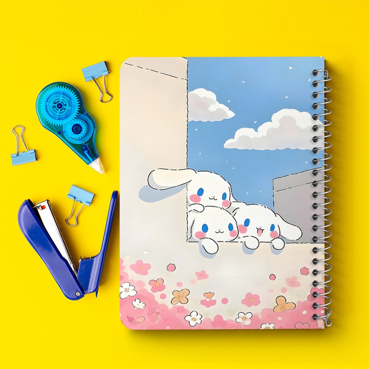 دفتر نقاشی 50 برگ خندالو طرح سینامورول (Cinnamoroll) کد 37970
