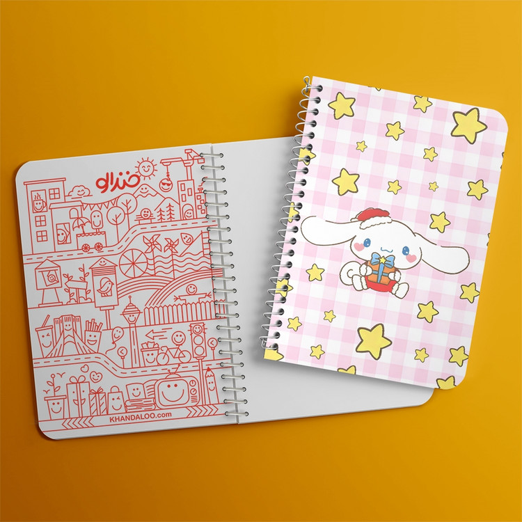 دفتر نقاشی 50 برگ خندالو طرح سینامورول (Cinnamoroll) کد 37968