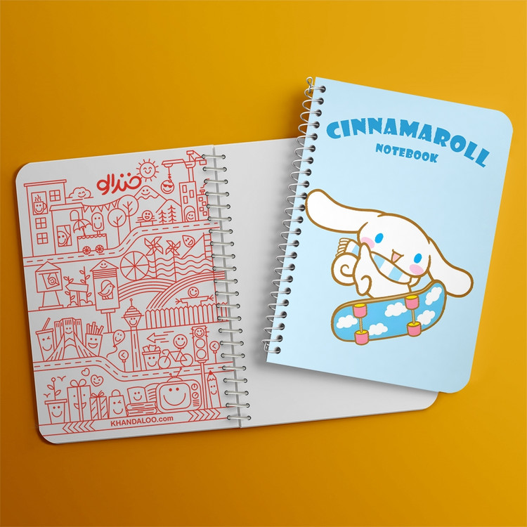 دفتر نقاشی 50 برگ خندالو طرح سینامورول (Cinnamoroll) کد 37958