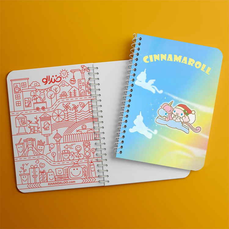 دفتر نقاشی 50 برگ خندالو طرح سینامورول (Cinnamoroll) کد 37952