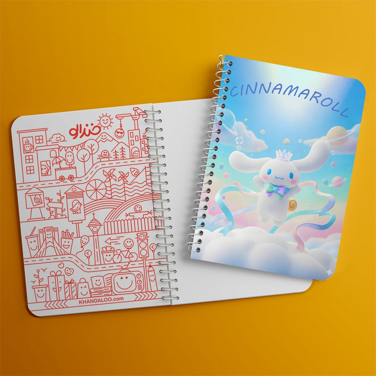 دفتر نقاشی 50 برگ خندالو طرح سینامورول (Cinnamoroll) کد 37950
